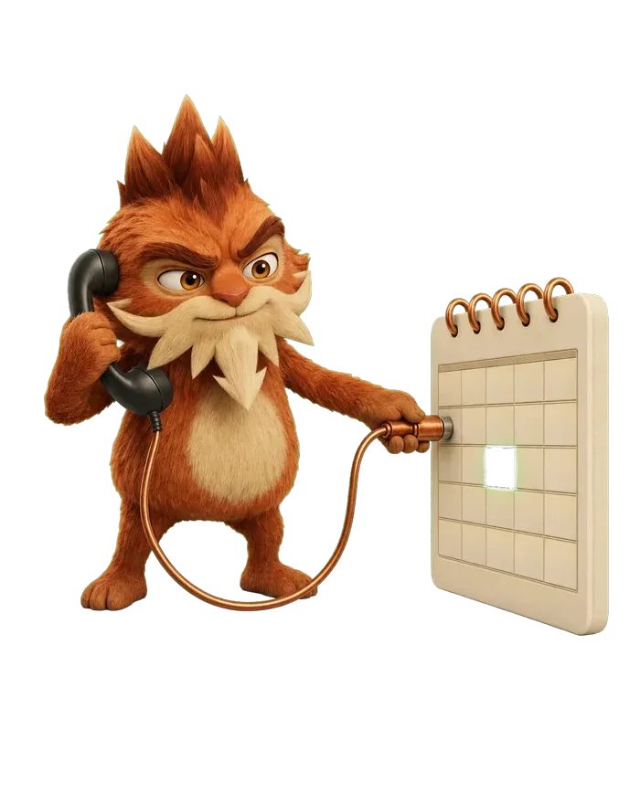 CLAU convirtiendo una llamada en una cita en el calendario